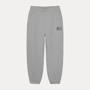 Stussy STÜSSY & NIKE FLEECE PANT Sweatpants Joggers Dark Grey Heather Size Large